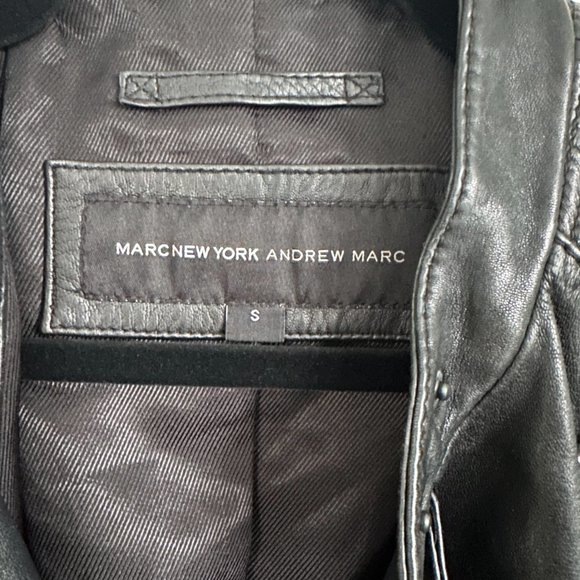 Andrew Marc Leather Jacket - Picture 3 of 3